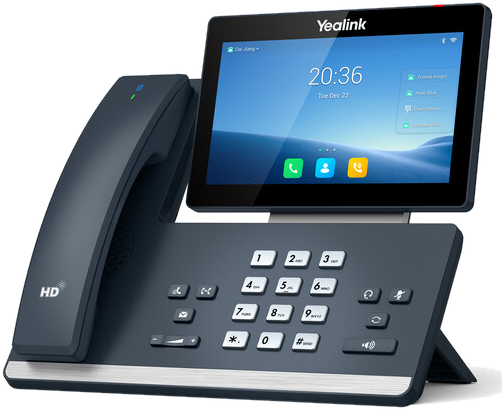 Yealink desk phone with colour touchscreen